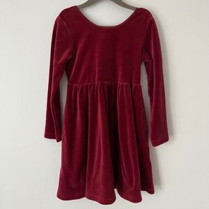 Hanna Andersson Velour Skater Dress